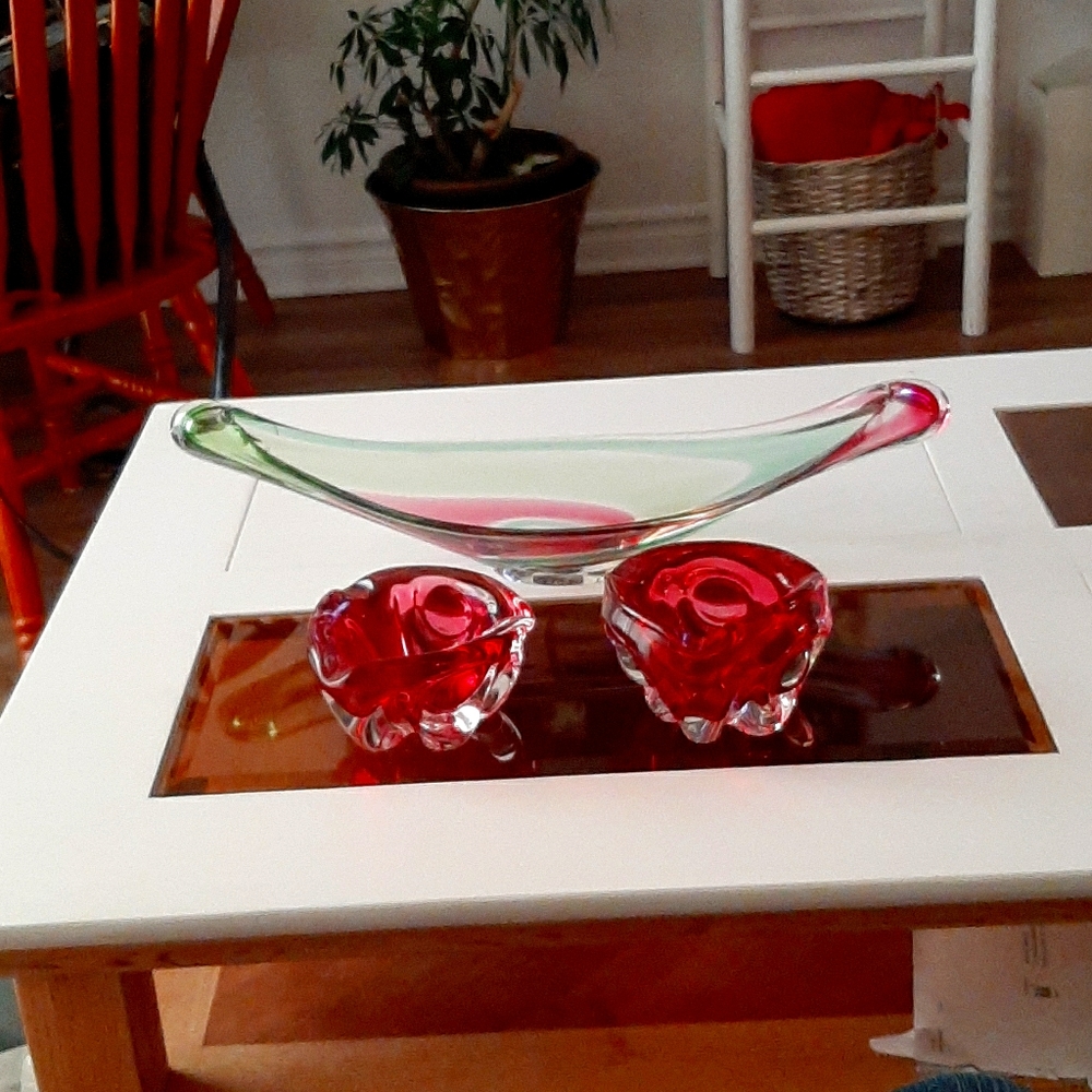 vintage blown glass